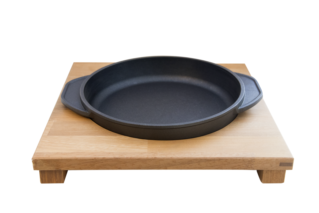 IROKO WOOD CASSEROLE DISH SUPPORT
