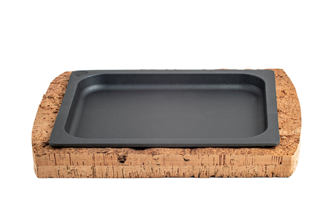 HIGH TEMPERATURA ‘LLAUNA’ TRAY WITH CORK SUPPORT
