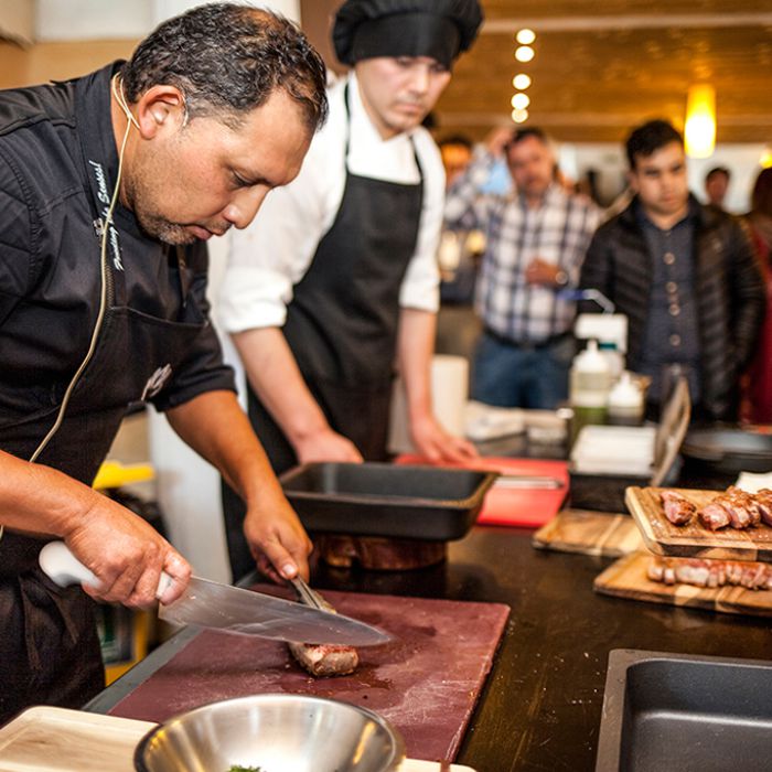 MIBRASA event in Puerto Natales, Patagonia with our distributor in Chile, Marsol